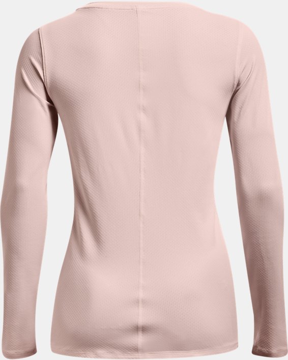 Women's HeatGear® Armour Long Sleeve, Pink, pdpMainDesktop image number 5